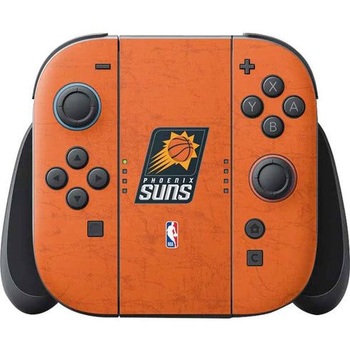 NBA Phoenix Suns Distressed Nintendo Switch 2 (2025) Joy-Con Controller Skin