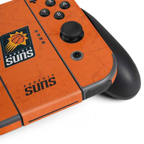 NBA Phoenix Suns Distressed Nintendo Switch (2017-2021) Joy-Con Controller Skin