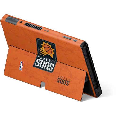 NBA Phoenix Suns Distressed Nintendo Switch OLED (2021) Skin