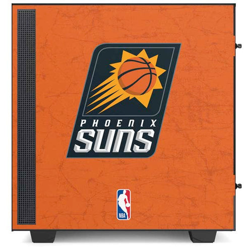 NBA Phoenix Suns Distressed NZXT H510 Compact ATX Mid-Tower Case Skin