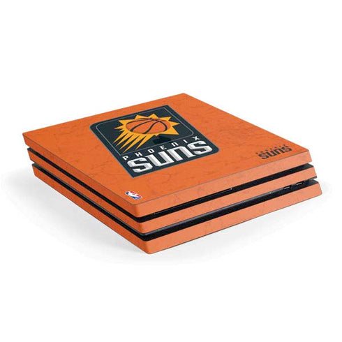 NBA Phoenix Suns Distressed PS4 Pro Console Skin