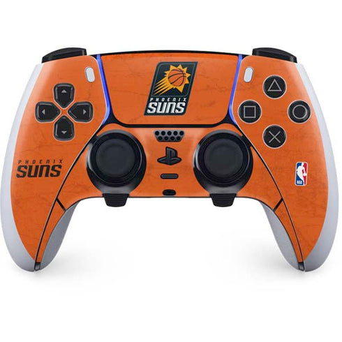 NBA Phoenix Suns Distressed PS5 DualSense Edge Pro Controller Skin