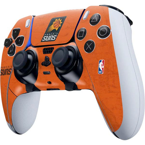 NBA Phoenix Suns Distressed PS5 DualSense Edge Pro Controller Skin