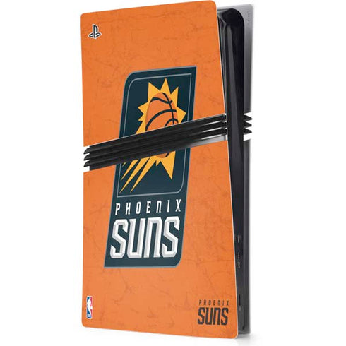 NBA Phoenix Suns Distressed PS5 Pro Console Skin