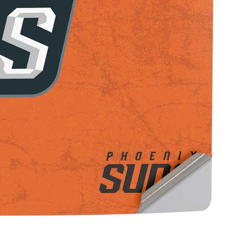 NBA Phoenix Suns Distressed PS5 Pro Disk Console Skin