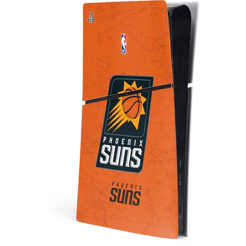NBA Phoenix Suns Distressed PS5 Slim Digital Edition Console Skin