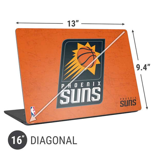 NBA Phoenix Suns Distressed Universal Laptop 16in (13 x 9.4in) Skin