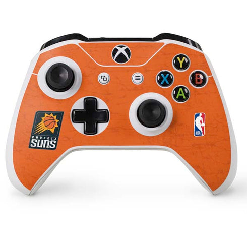 NBA Phoenix Suns Distressed Xbox One S Console and Controller Bundle Skin
