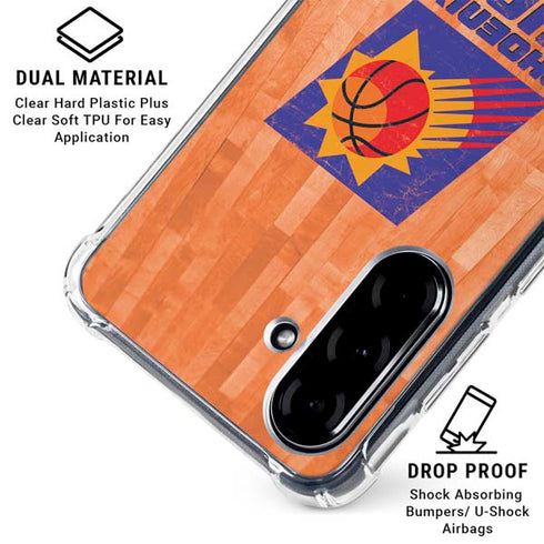 NBA Phoenix Suns Hardwood Classics Galaxy A36 5G Clear Case