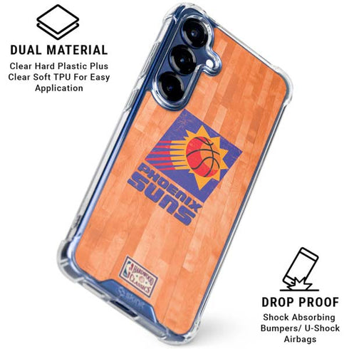 NBA Phoenix Suns Hardwood Classics Galaxy S25 Plus Clear Case