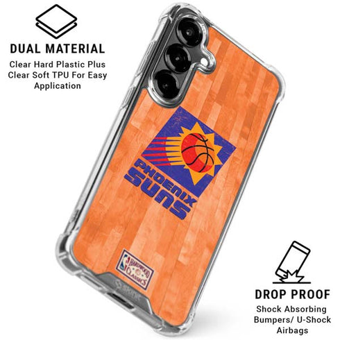 NBA Phoenix Suns Hardwood Classics Galaxy S26 Clear Case