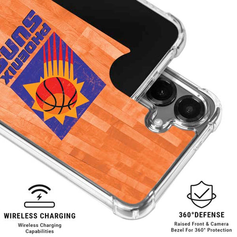 NBA Phoenix Suns Hardwood Classics Galaxy S26 Plus Clear Case