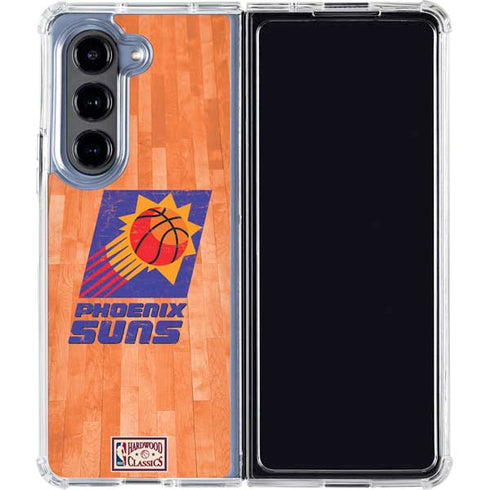 NBA Phoenix Suns Hardwood Classics Galaxy Z Fold5 5G Clear Case