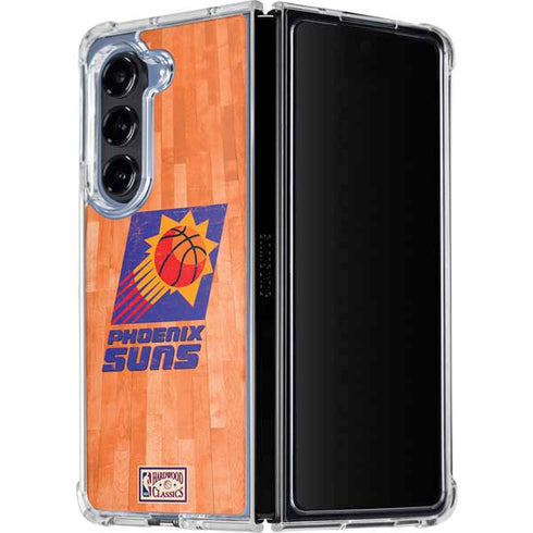 NBA Phoenix Suns Hardwood Classics Galaxy Z Fold5 5G Clear Case