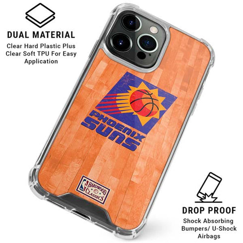 NBA Phoenix Suns Hardwood Classics iPhone 16 Pro Clear Case