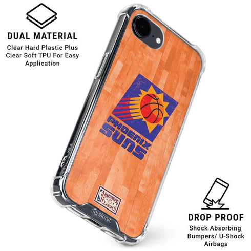 NBA Phoenix Suns Hardwood Classics iPhone 16e Clear Case