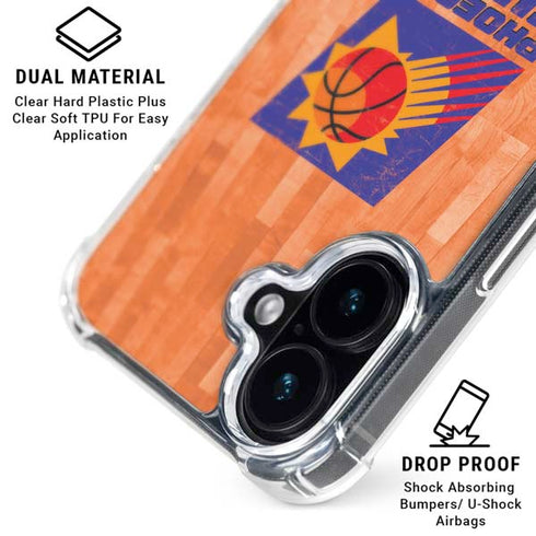 NBA Phoenix Suns Hardwood Classics iPhone 17 Clear Case