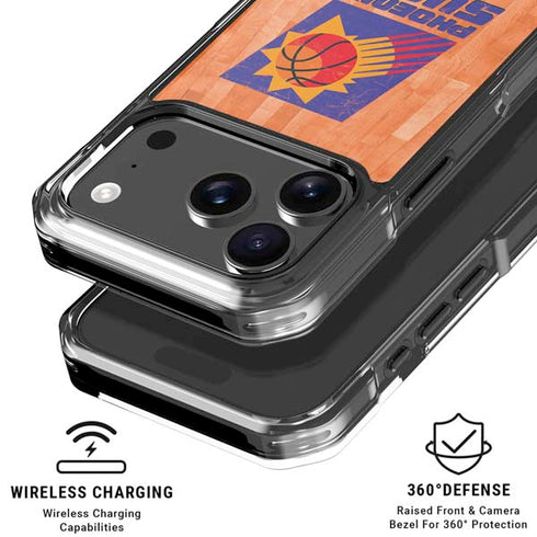 NBA Phoenix Suns Hardwood Classics iPhone 18 Pro Clear Case