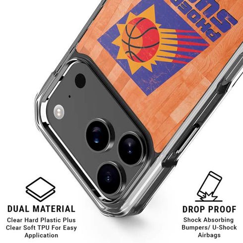 NBA Phoenix Suns Hardwood Classics iPhone 18 Pro Clear Case