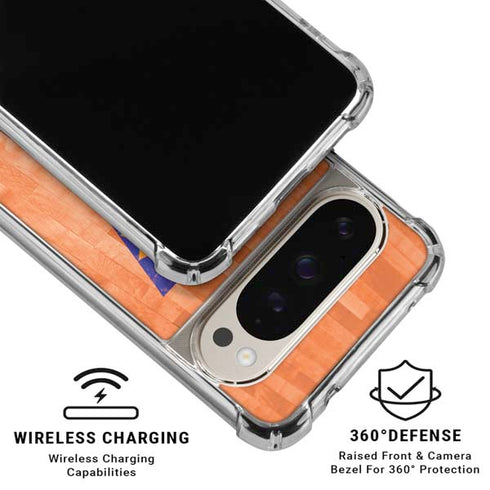 NBA Phoenix Suns Hardwood Classics Pixel 9/9 Pro Clear Case