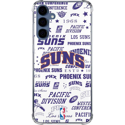 NBA Phoenix Suns Historic Blast Galaxy A55 5G Clear Case