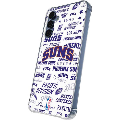 NBA Phoenix Suns Historic Blast Galaxy A55 5G Clear Case