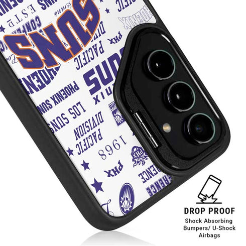NBA Phoenix Suns Historic Blast Galaxy S25 Plus Kickstand Case