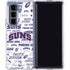 NBA Phoenix Suns Historic Blast Galaxy Z Fold5 5G Clear Case