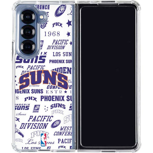 NBA Phoenix Suns Historic Blast Galaxy Z Fold6 Clear Case