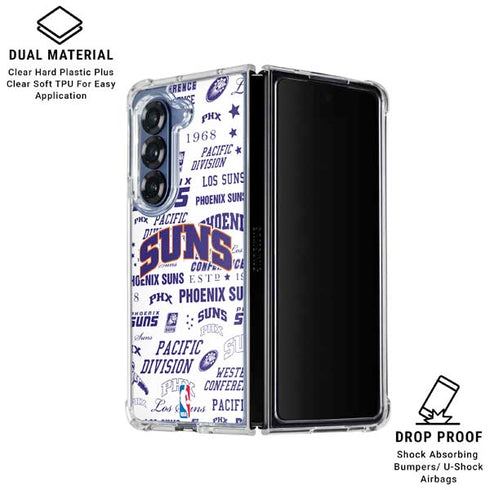 NBA Phoenix Suns Historic Blast Galaxy Z Fold6 Clear Case