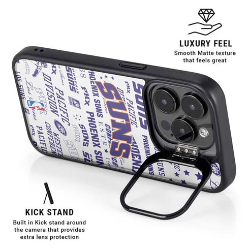 NBA Phoenix Suns Historic Blast iPhone 13 Pro Kickstand Case