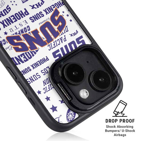 NBA Phoenix Suns Historic Blast iPhone 14 Kickstand Case