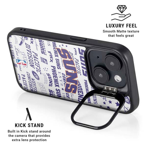 NBA Phoenix Suns Historic Blast iPhone 14 Plus Kickstand Case