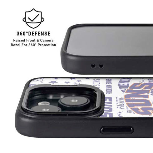 NBA Phoenix Suns Historic Blast iPhone 14 Plus Kickstand Case