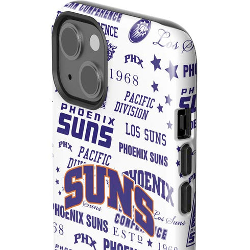 NBA Phoenix Suns Historic Blast iPhone 15 Impact Case
