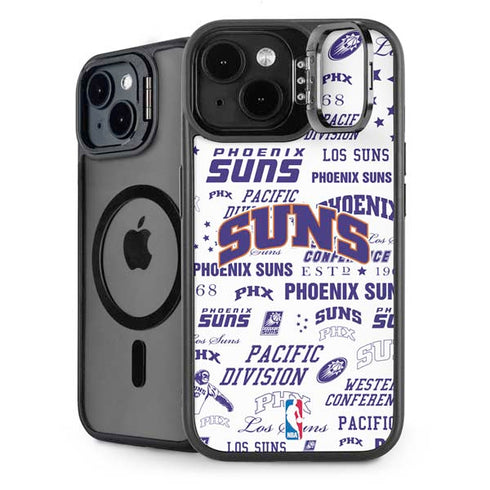 NBA Phoenix Suns Historic Blast iPhone 15 Plus Kickstand Case