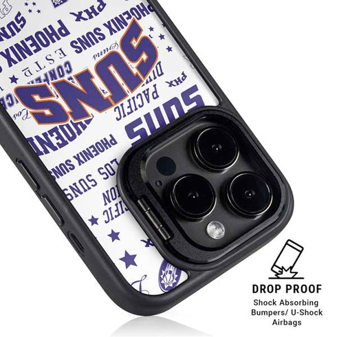 NBA Phoenix Suns Historic Blast iPhone 15 Pro Max Kickstand Case