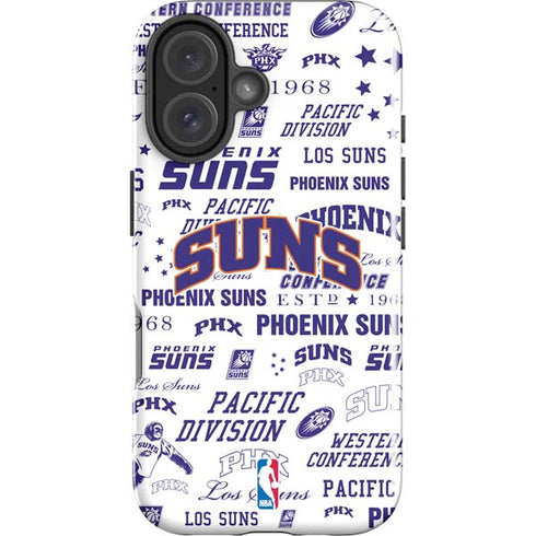 NBA Phoenix Suns Historic Blast iPhone 16 Plus Impact Case