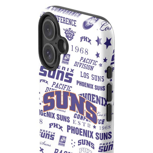 NBA Phoenix Suns Historic Blast iPhone 16 Plus Impact Case