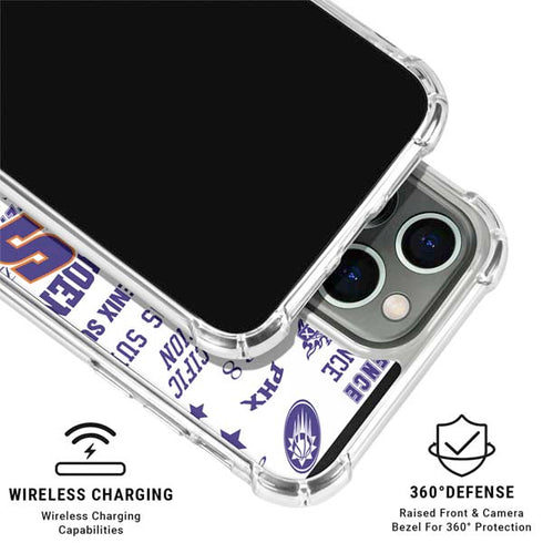 NBA Phoenix Suns Historic Blast iPhone 16 Pro Clear Case