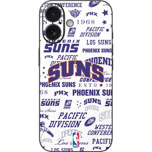 NBA Phoenix Suns Historic Blast iPhone 16 Skin