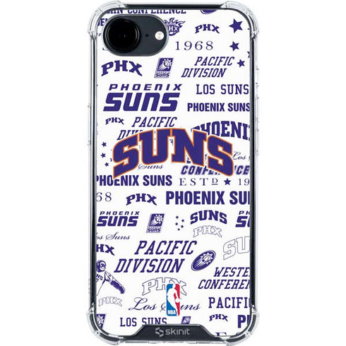 NBA Phoenix Suns Historic Blast iPhone 16e Clear Case