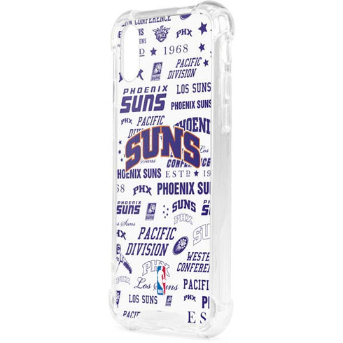 NBA Phoenix Suns Historic Blast iPhone XS Clear Case