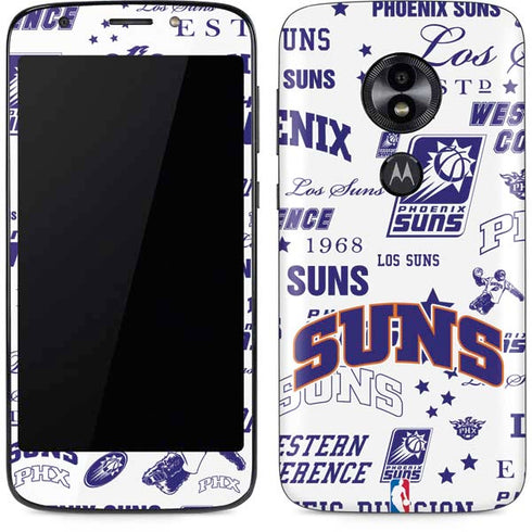NBA Phoenix Suns Historic Blast Moto E5 Play Skin