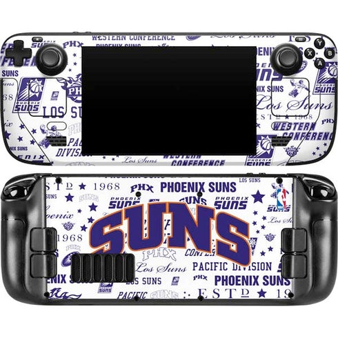 NBA Phoenix Suns Historic Blast Steam Deck Handheld Gaming Computer Skin