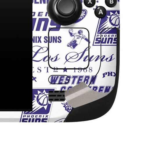 NBA Phoenix Suns Historic Blast Steam Deck Handheld Gaming Computer Skin