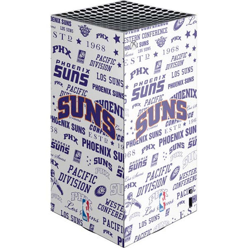 NBA Phoenix Suns Historic Blast XBox Series X Digital Edition Console Skin