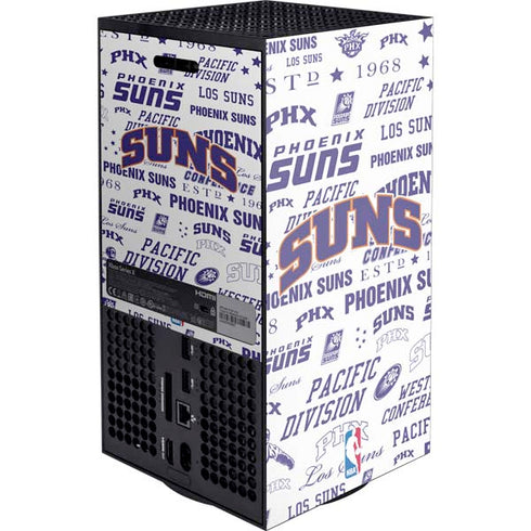 NBA Phoenix Suns Historic Blast XBox Series X Digital Edition Console Skin