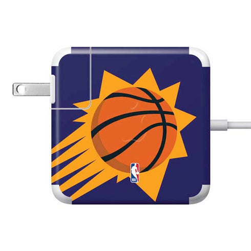 NBA Phoenix Suns Large Logo 85W Power Adapter (15 and 17 inch MacBook Pro Charger) Skin