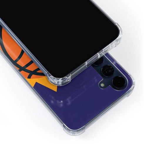 NBA Phoenix Suns Large Logo Galaxy A35 5G Clear Case